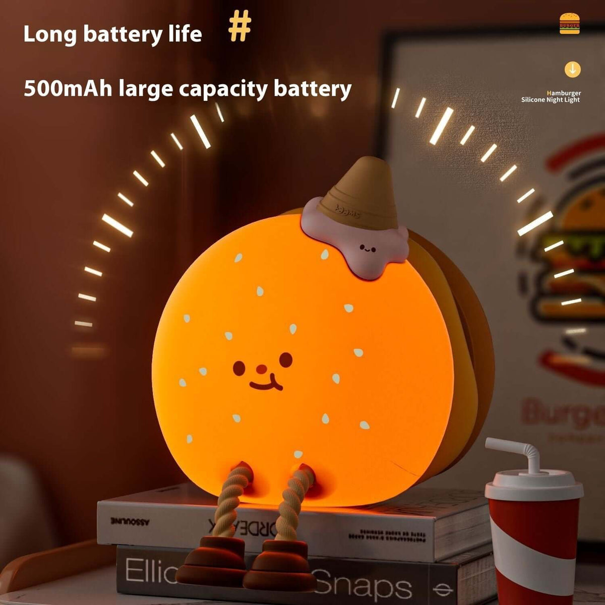 Gentle Night Bedroom Lamp Soft Eye Care Light