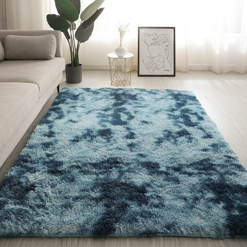 Soft Plush Indoor Area Rug Multicolor Stain Resistant Carpet