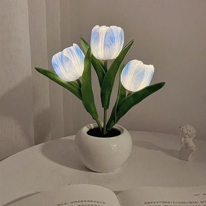 Slim Modern Flower Table Light