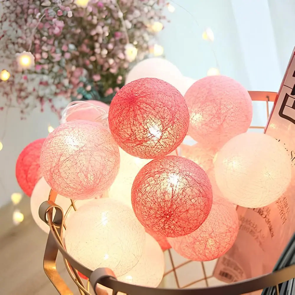 Fluffy White Decorative String