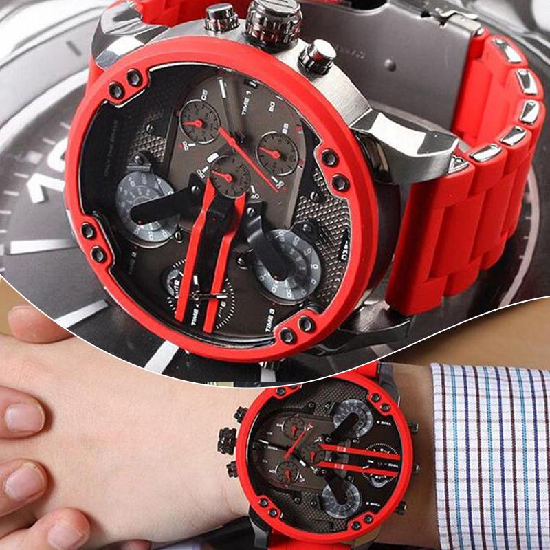 Modern Stainless Steel Quartz Chrono Watch