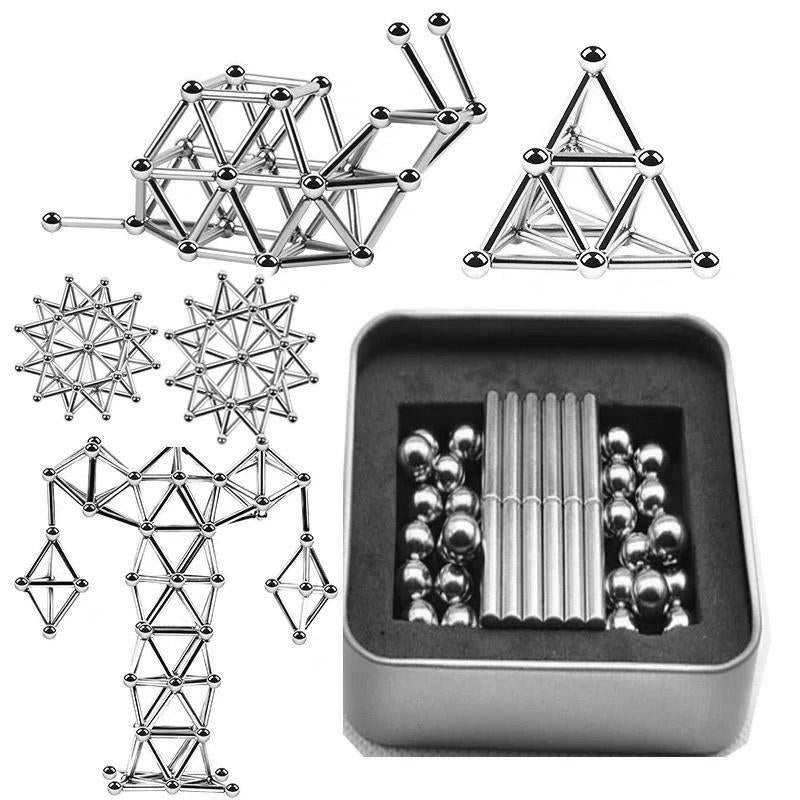 Magnetic Building Ball and Rod Kit - Cofik