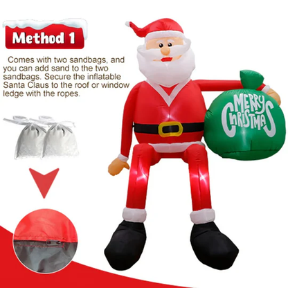 Giant 8FT Blowup Christmas Climber Santa