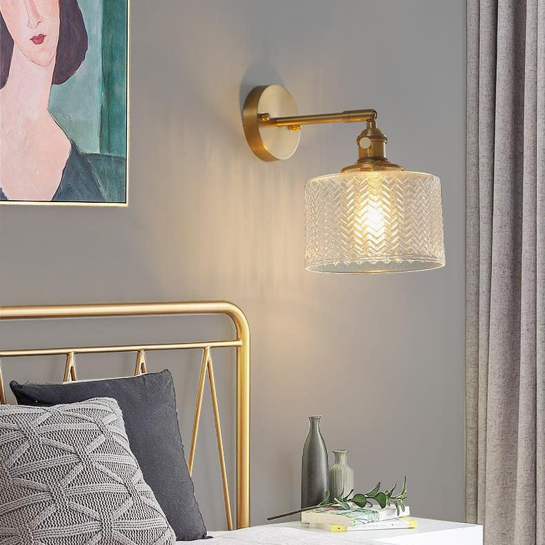 Simple Gold Sconce Lamp