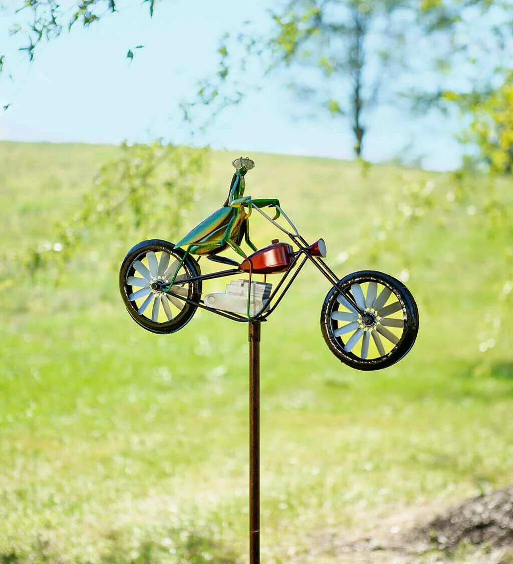 Classic Bike Outdoor Garden Decor Spinner