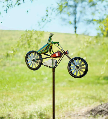 Classic Bike Outdoor Garden Decor Spinner