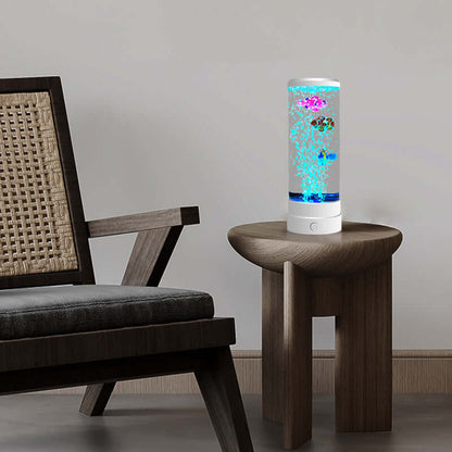 Colorful LED Aquarium Night Light Desk Lamp