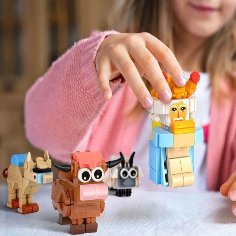 24-Block Nativity Advent Calendar Building Set