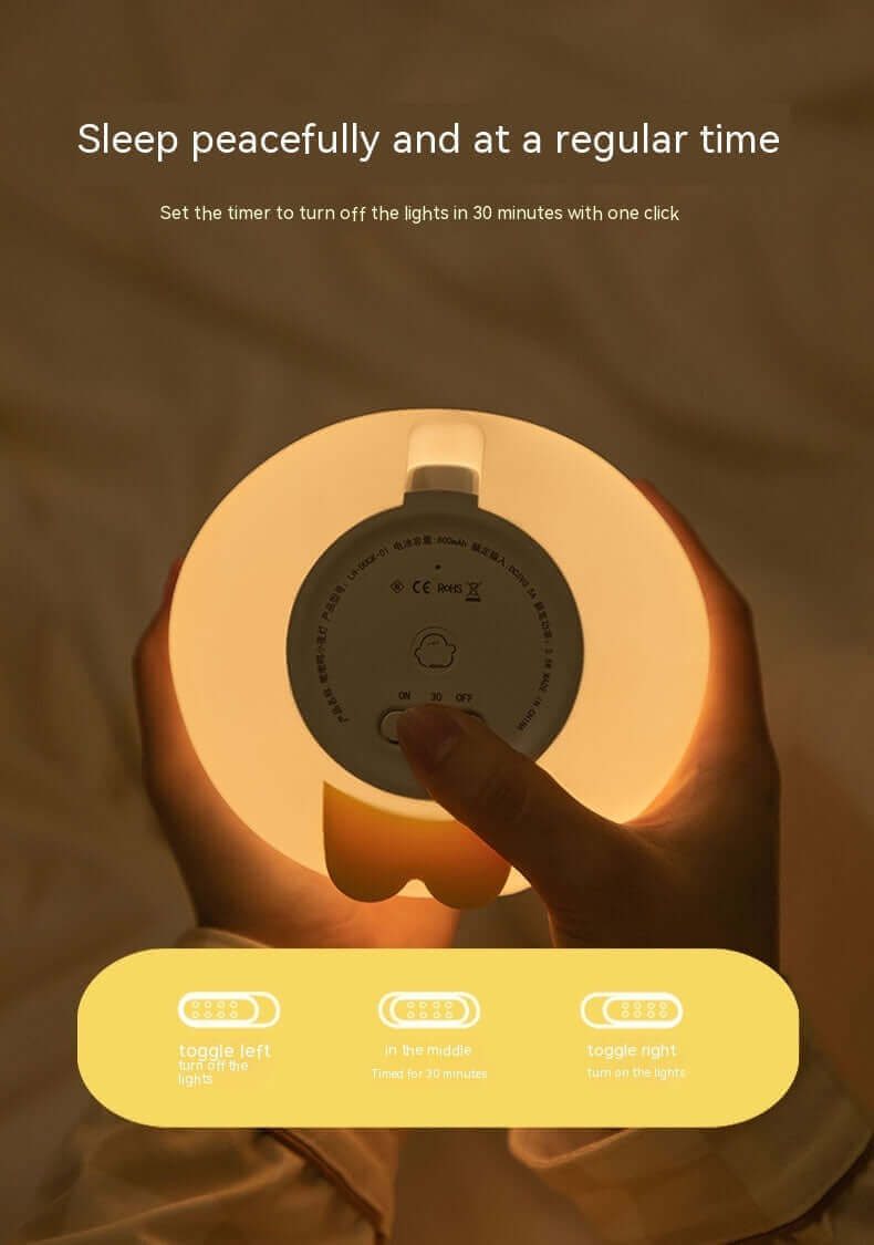 Fun Duck LED Nightlight Soft Silicone USB Lamp