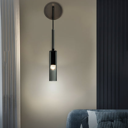 Classic Round Glass Brass Wall Light
