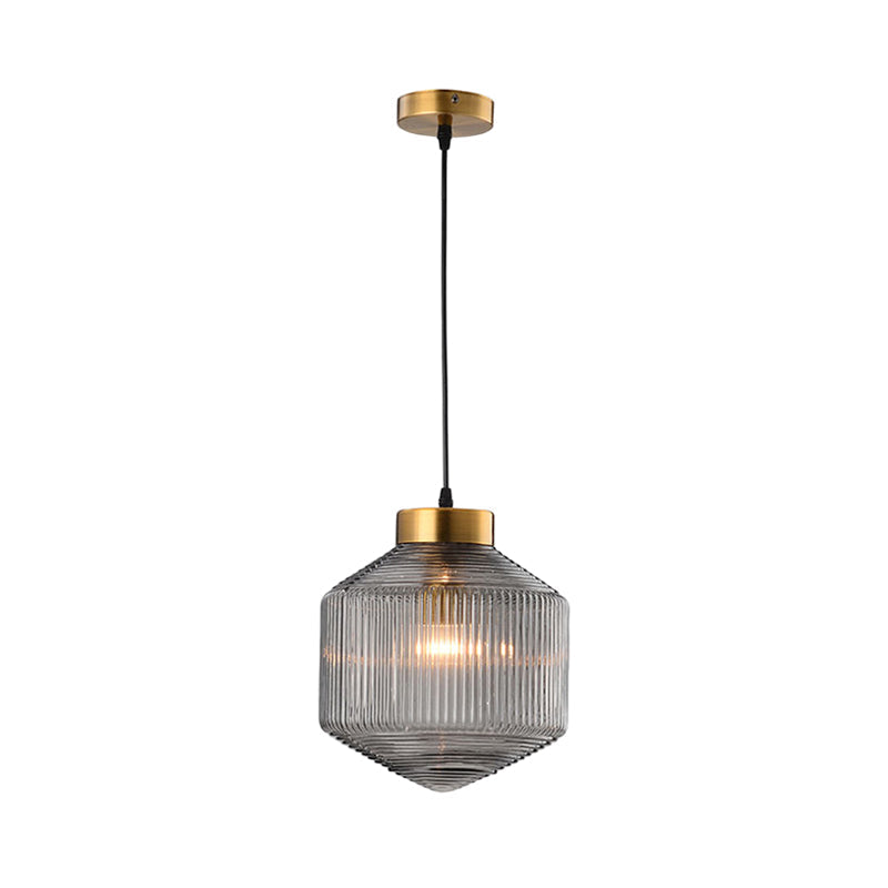 Luxury Glass Drum Pendant Light Fixture - Cofik