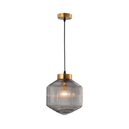 Luxury Glass Drum Pendant Light Fixture - Cofik