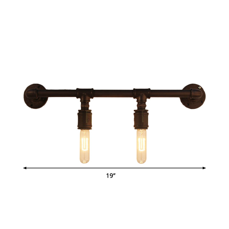 Modern Metal Pipe Wall Lamp 2/4/6 Lights