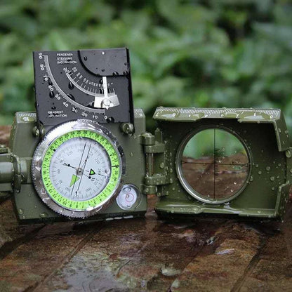 Tactical Compass Waterproof Aluminum Hiking Survival Tool