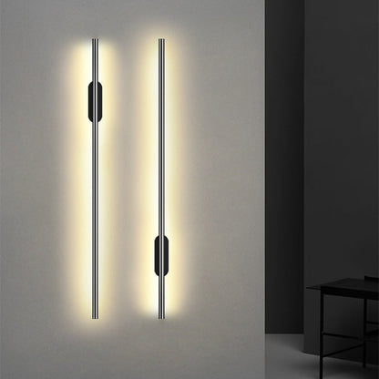 Modern Silver LED Wall Light Fixture Sconce for Living Room