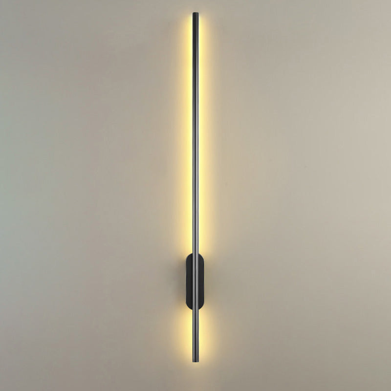 Modern Silver LED Wall Light Fixture Sconce for Living Room