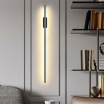 Modern Silver LED Wall Light Fixture Sconce for Living Room