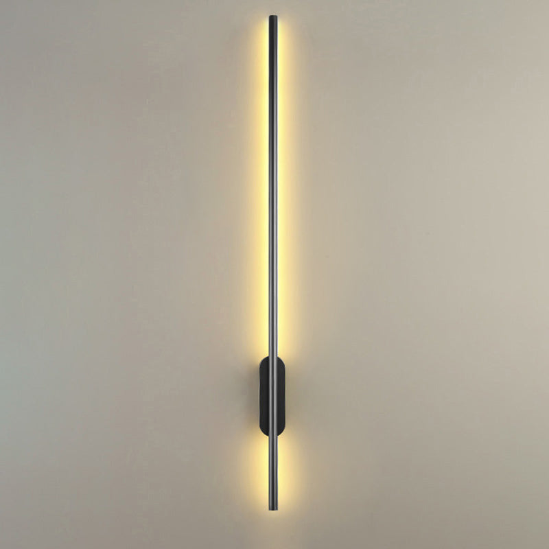 Modern Silver LED Wall Light Fixture Sconce for Living Room