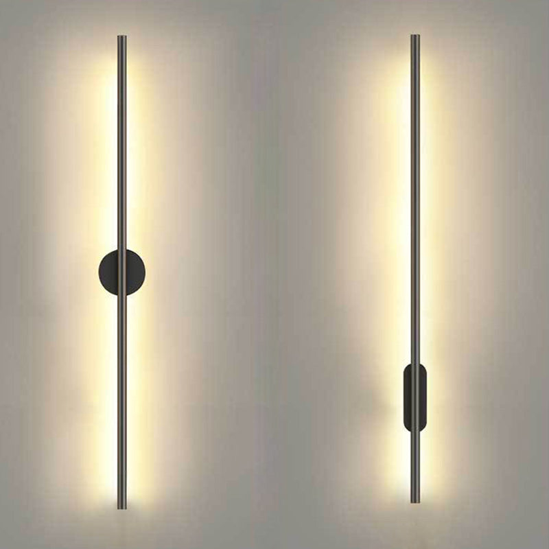 Modern Silver LED Wall Light Fixture Sconce for Living Room
