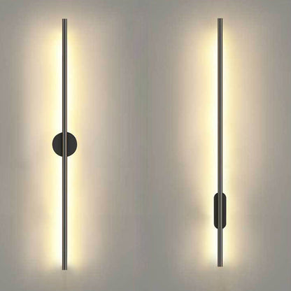 Modern Silver LED Wall Light Fixture Sconce for Living Room