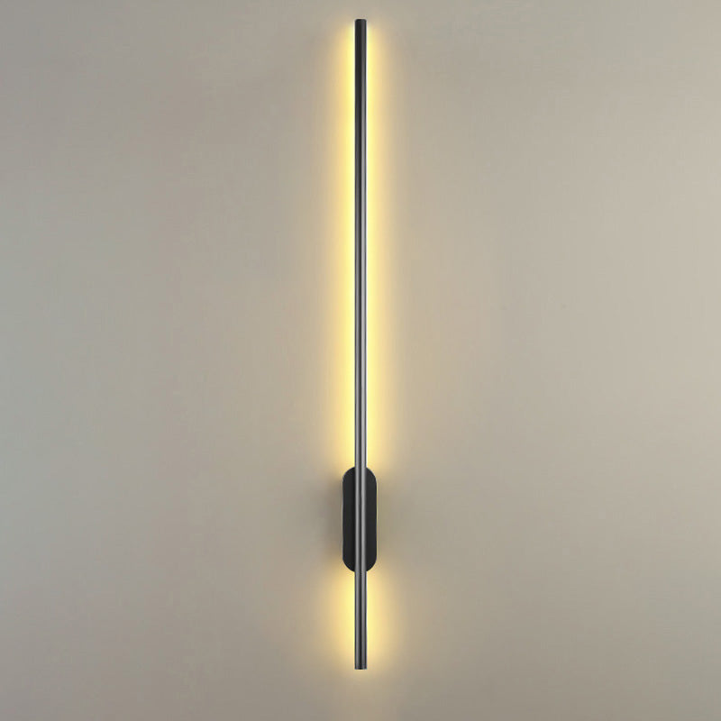 Modern Silver LED Wall Light Fixture Sconce for Living Room