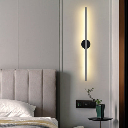Modern Silver LED Wall Light Fixture Sconce for Living Room