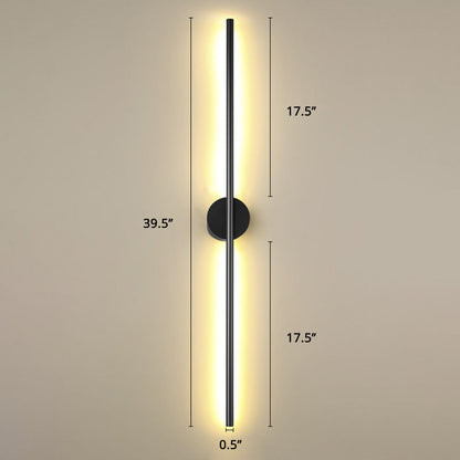 Modern Silver LED Wall Light Fixture Sconce for Living Room