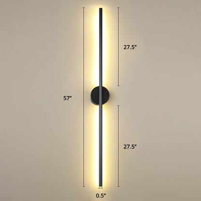 Modern Silver LED Wall Light Fixture Sconce for Living Room