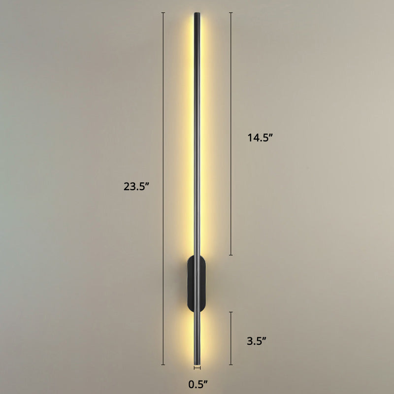Modern Silver LED Wall Light Fixture Sconce for Living Room