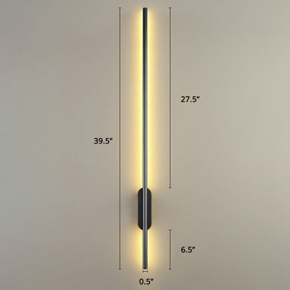 Modern Silver LED Wall Light Fixture Sconce for Living Room