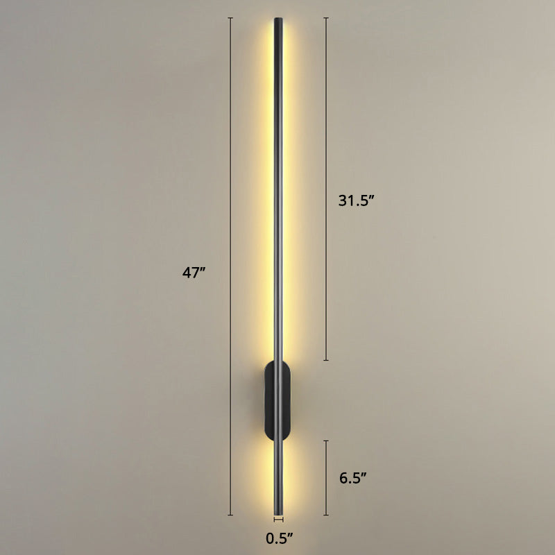 Modern Silver LED Wall Light Fixture Sconce for Living Room