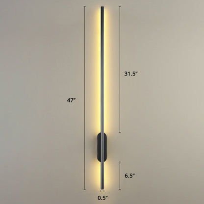 Modern Silver LED Wall Light Fixture Sconce for Living Room