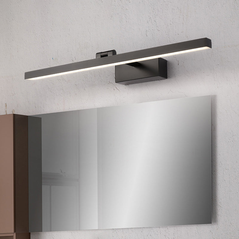 Modern Silver LED Bathroom Wall Light
