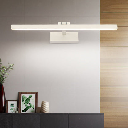 Modern Silver LED Bathroom Wall Light