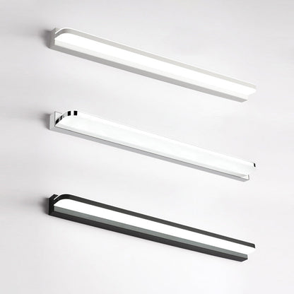 Contemporary Stainless Steel LED Bathroom Wall Light
