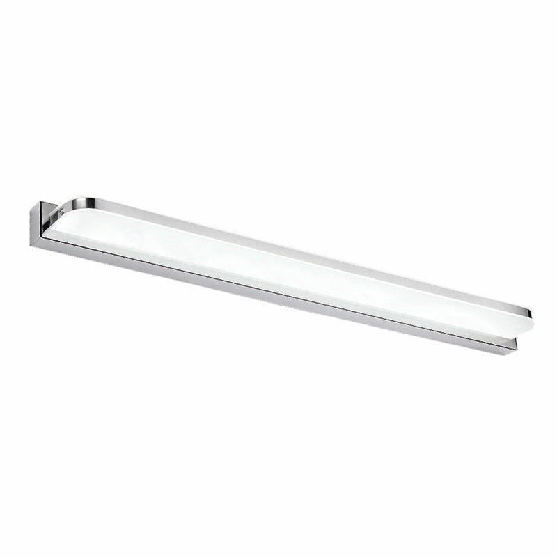 Contemporary Stainless Steel LED Bathroom Wall Light