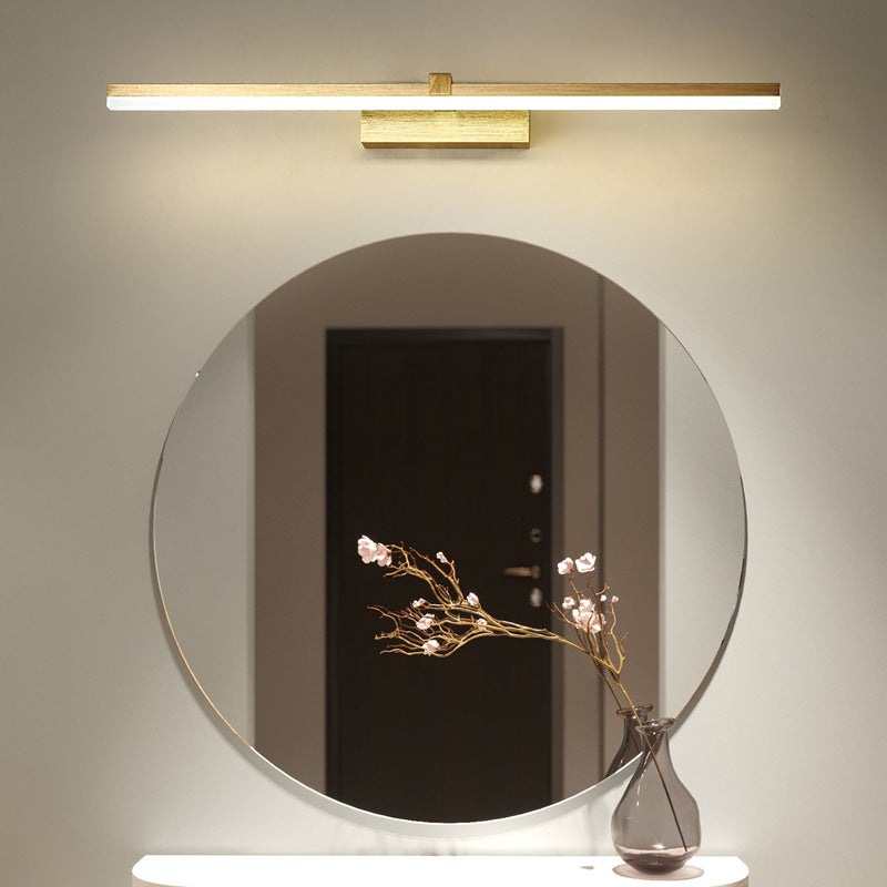 Sleek Chrome LED Bathroom Vanity Light Fixture