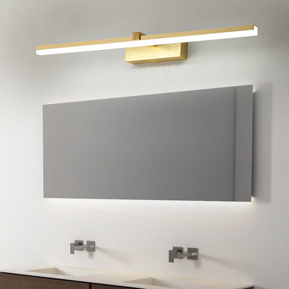 Sleek Chrome LED Bathroom Vanity Light Fixture