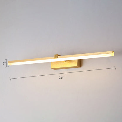 Sleek Chrome LED Bathroom Vanity Light Fixture