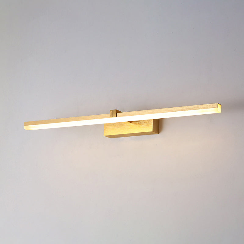 Sleek Chrome LED Bathroom Vanity Light Fixture
