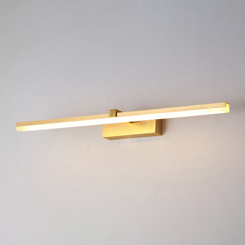 Sleek Chrome LED Bathroom Vanity Light Fixture