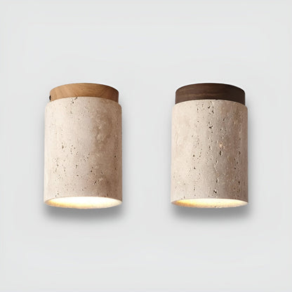 Elegant Natural Stone LED Ceiling Light