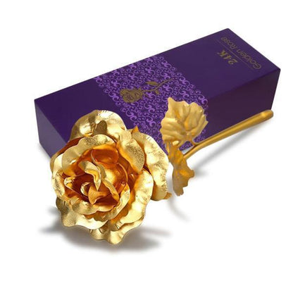 Luxury Gold Plated Rose Gift Set