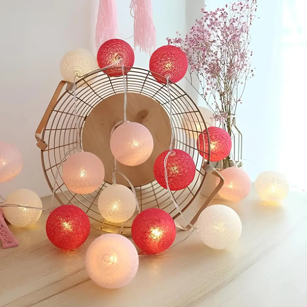Fluffy White Decorative String
