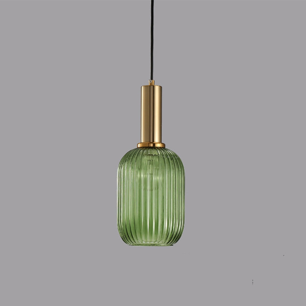 Classic Colorful Glass Pendant Light Fixture