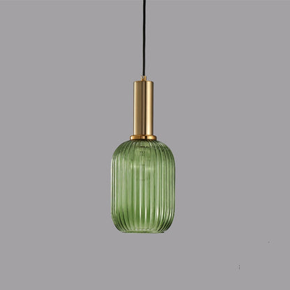 Classic Colorful Glass Pendant Light Fixture