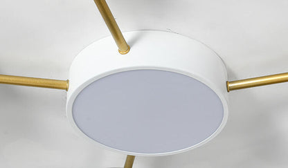 Sleek Gray Wooden Ceiling Light Fixtures 23.6 Inch