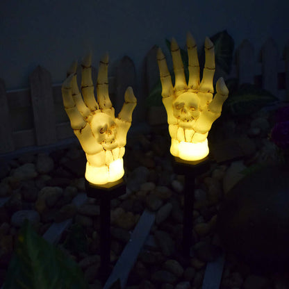 Spooky Outdoor Ghost Solar Lamp