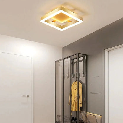 Luxury Golden Overhead LED Light Fixture - Cofik