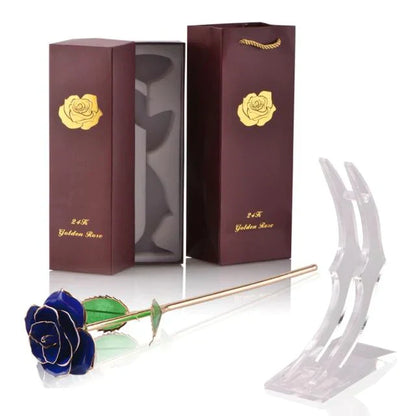 Luxurious 24k Gold Plated Long Lasting Rose
